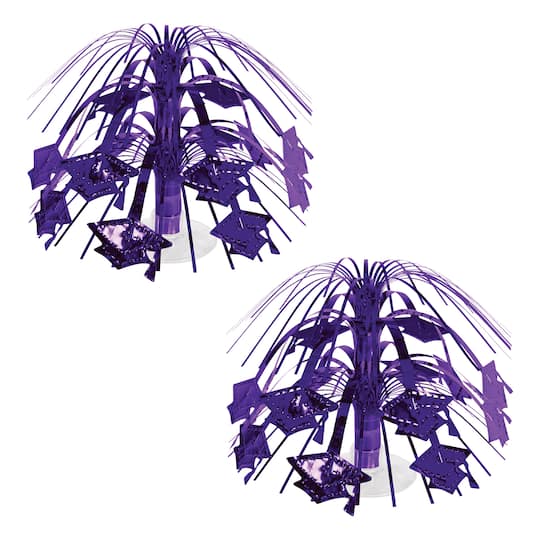 Beistle 7.5" Grad Cap Mini Cascade Centerpieces